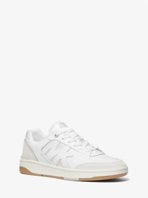 MK Rebel Leather Trainers - Opwht Multi - Michael Kors