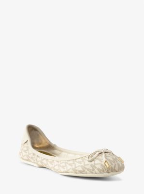 Michael Kors City Logo Ballet Flat In 