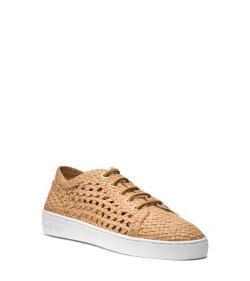 Violet Woven-Leather Sneaker by Michael Kors