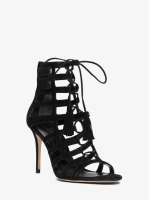Bardot Suede Stiletto Sandal by Michael Kors
