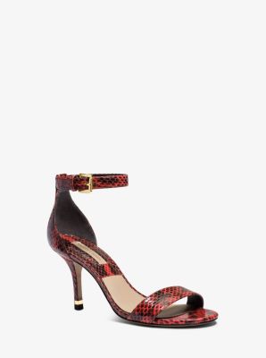 Suri Snakeskin Sandal by Michael Kors