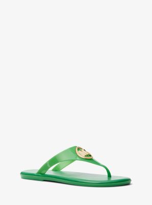 Michael kors store flip flops green