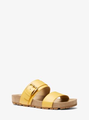 Michael Kors Mylah Sandal In Yellow