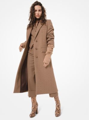 michael kors wool melton coat