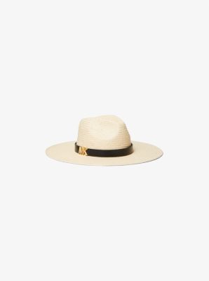 Michael Kors Karli Straw Hat In Brown