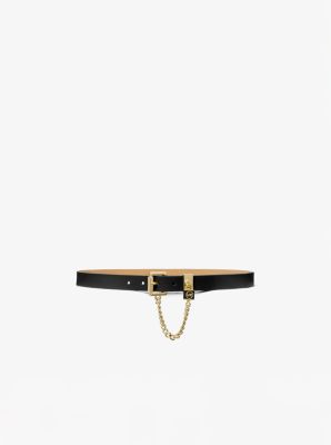 MK Chain Embellished Belt - Black - Michael Kors product