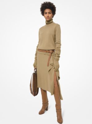 Image of Cashmere Scarf Skirt