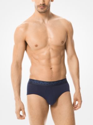 MK 3-Pack Stretch Cotton Brief - Navy - Michael Kors product