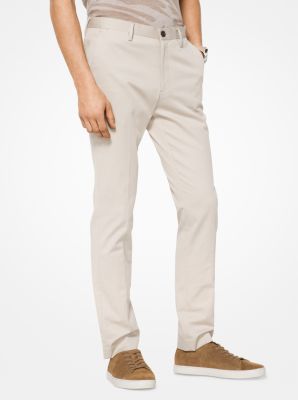 Pantalon chino en coton sergé coupe slim - Pierre(GRIS) - Michael Kors
