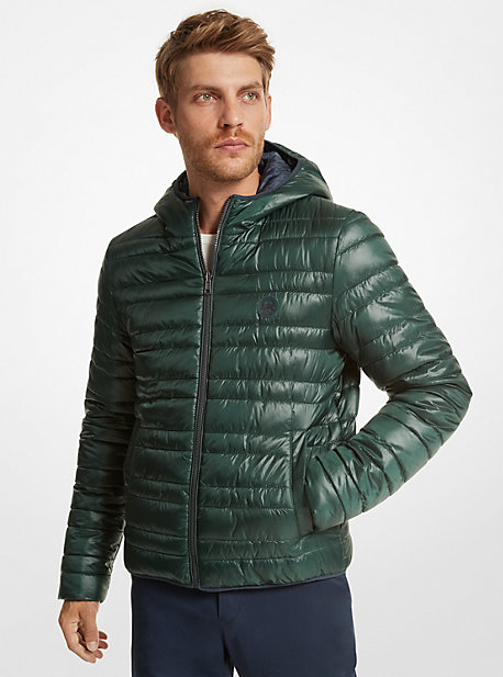 MK Reversible Sustainable Puffer Jacket - Loden - Michael Kors product