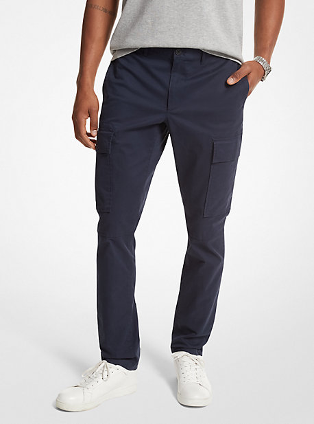 MK Cotton Blend Twill Cargo Trousers - Midnight - Michael Kors product