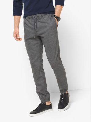 flannel joggers for men