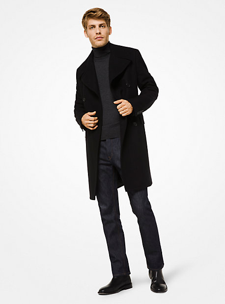 Manteau En Laine Melton