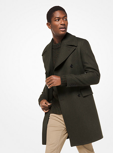 Manteau En Laine Melton