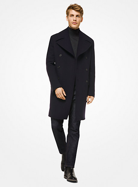 Manteau En Laine Melton