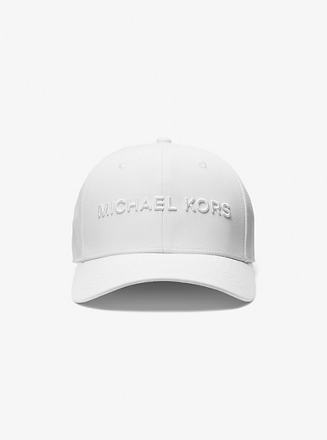Michael Kors Classic Logo Hat In White