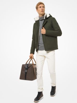 Parka en toile à bordure sherpa - LIERRE(VERT) - Michael Kors