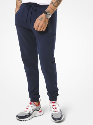 Pantalon de jogging en mélange de coton - BLEU DE MINUIT(BLEU) - Michael Kors