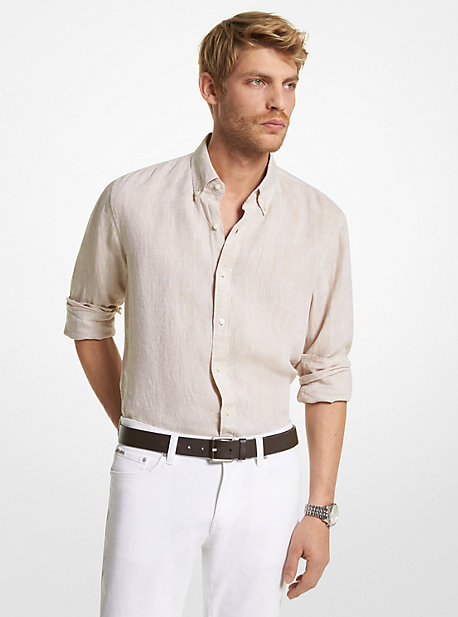 MK Linen Shirt - Khaki - Michael Kors product