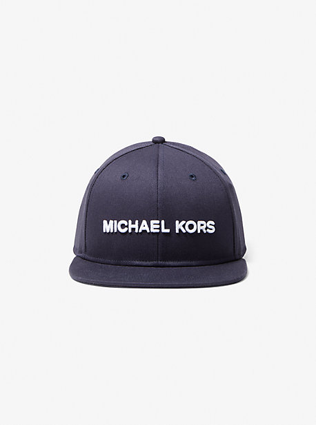 Michael Kors Embroidered Baseball Hat In Blue