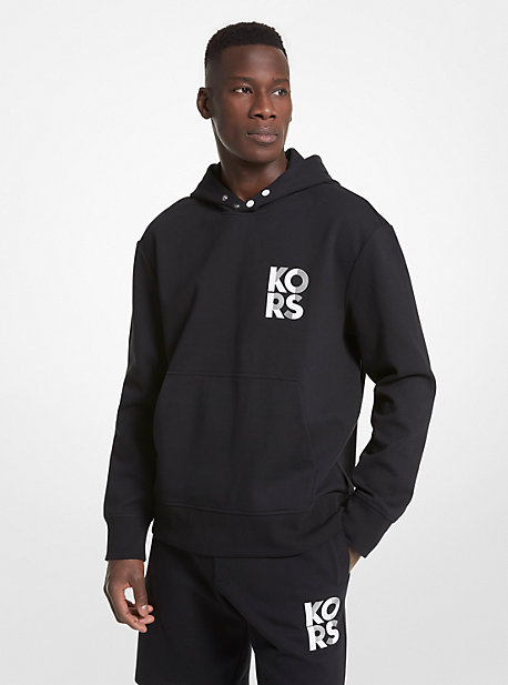 MK Pull à capuche en mélange de coton avec logo - NOIR(NOIR) - Michael Kors product