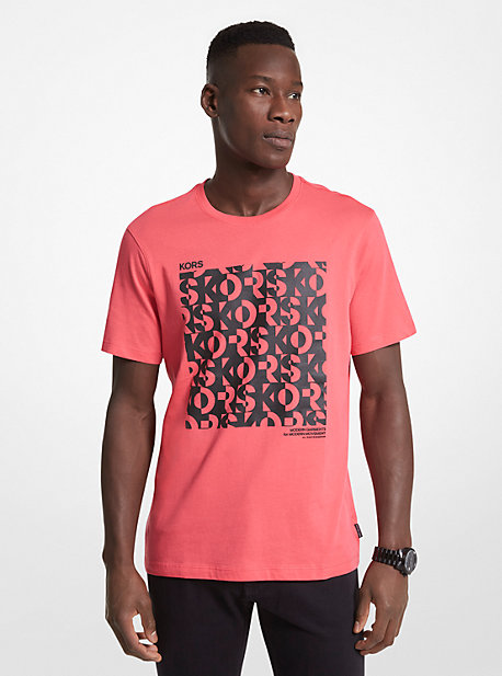MK Graphic Logo Cotton T-Shirt - Geranium - Michael Kors product