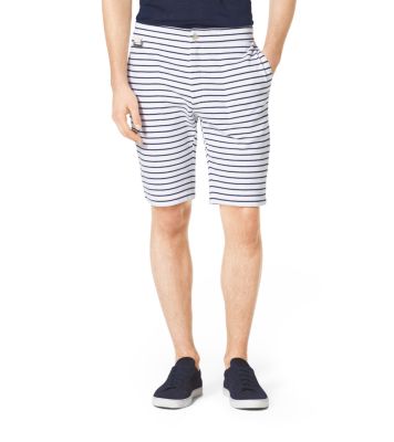 Mariner Striped Cotton Shorts by Michael Kors