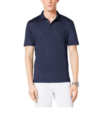 Linen Polo Shirt by Michael Kors