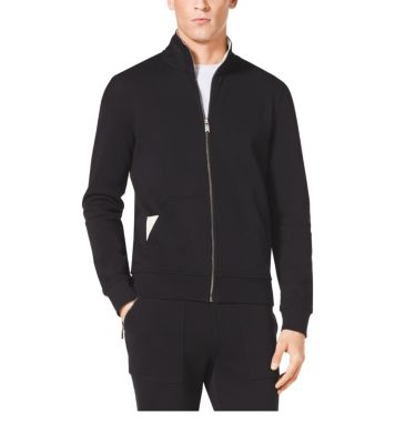 Zip-Front Stretch-Cotton Jacket by Michael Kors