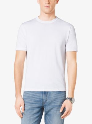 Short-Sleeved Cotton Sweater by Michael Kors