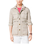 Cotton and Linen Utility Jacket