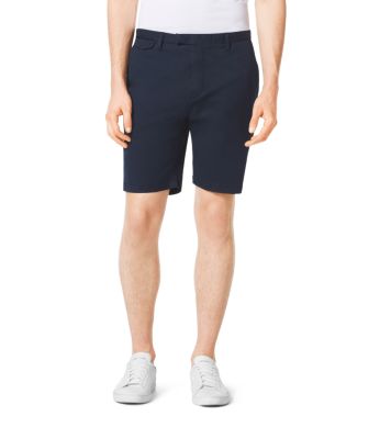 Slim-Fit Stretch-Cotton Shorts by Michael Kors