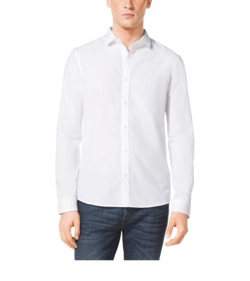 Slim-Fit Cotton Shirt by Michael Kors