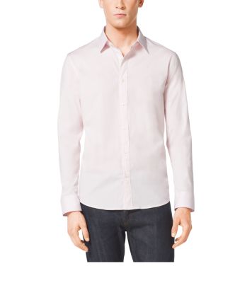 Tailored-Fit Stretch-Cotton Shirt by Michael Kors