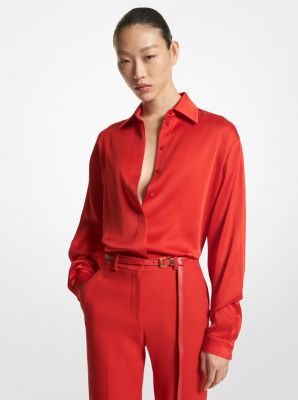 MICHAEL KORS CHARMEUSE BOYFRIEND SHIRT