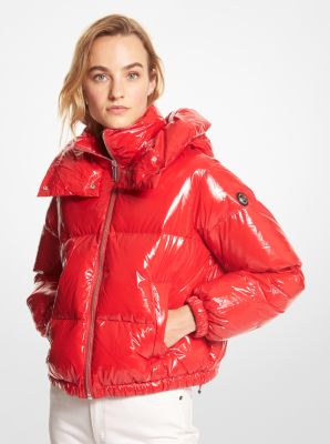 michael kors jacket womens red