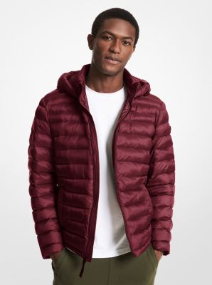 Michael kors 2024 purple puffer jacket