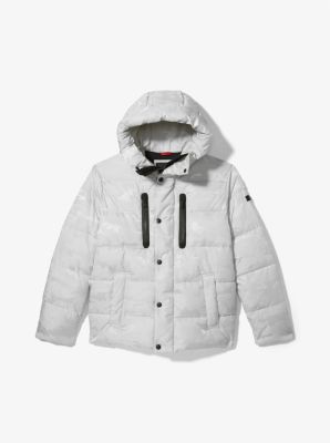 Image of Camouflage Quilted Puffer Jacket