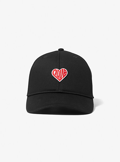 MK Watch Hunger Stop LOVE Organic Cotton Baseball Hat - Black - Michael Kors product