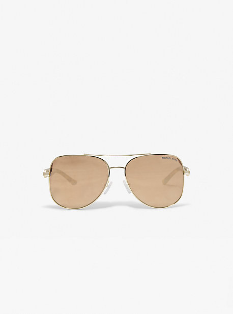 Michael Kors Chianti Sunglasses In Gold