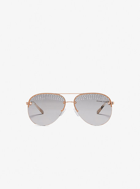 Michael Kors East Side Sunglasses In Rose Gold
