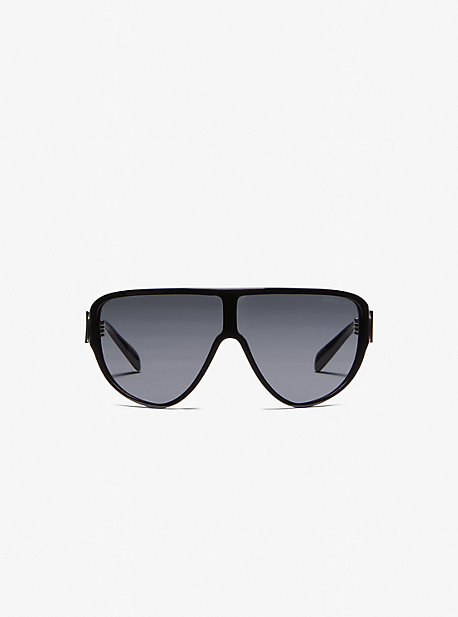 Michael Kors Empire Shield Sunglasses In Black