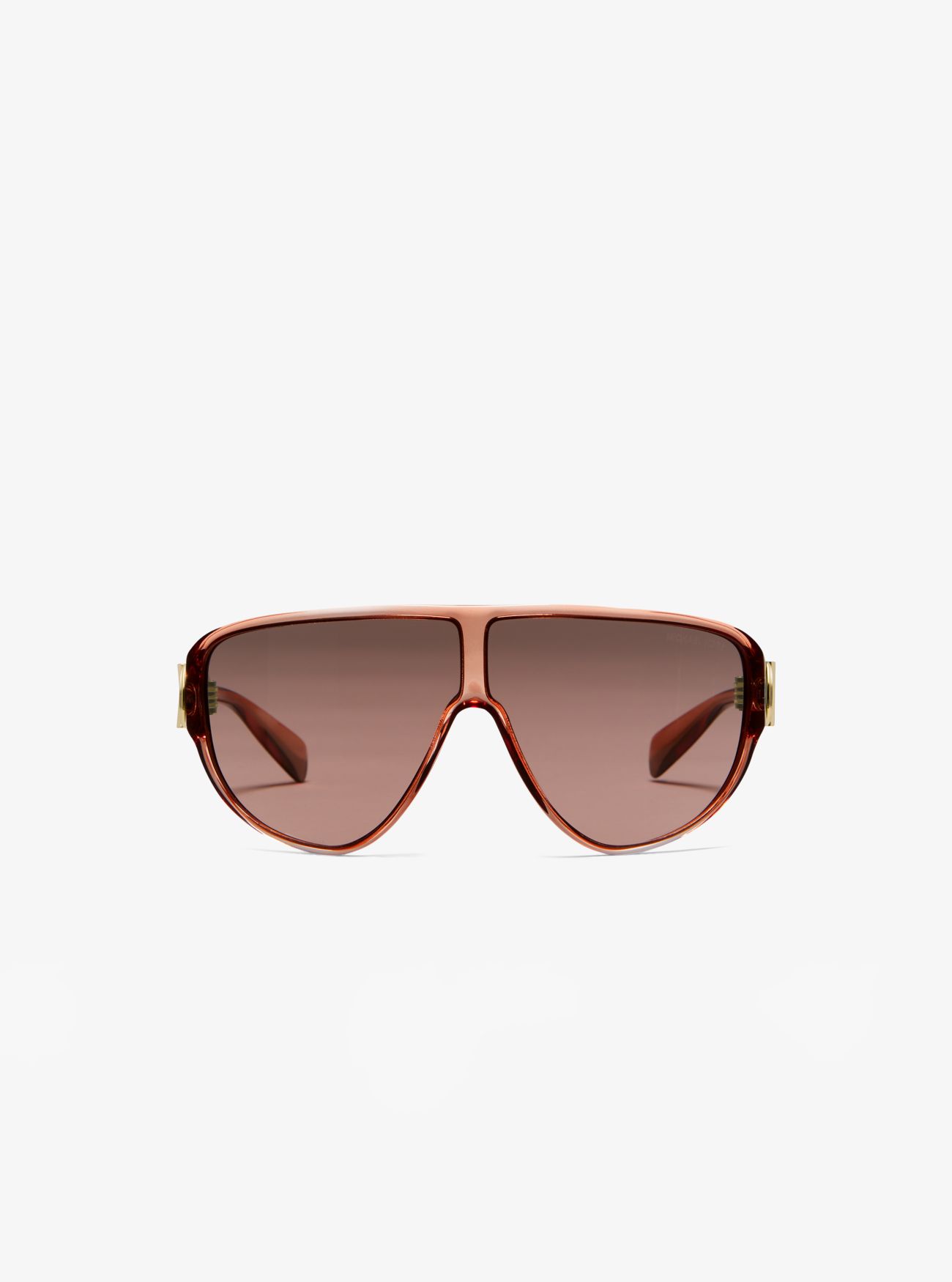 MK Empire Shield Sunglasses - Brown - Michael Kors