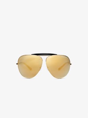 Michael Kors Bleecker Sunglasses In Gold