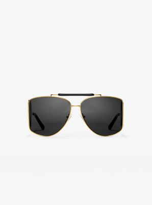 Lunettes de soleil Nash - NOIR/DORÉ(OR) - Michael Kors