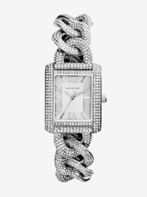 Mini Emery Pavé Chain-Link Watch by Michael Kors