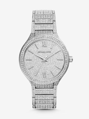 Kerry Pavé Silver-Tone Watch by Michael Kors