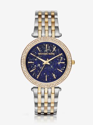 Darci Pavé Two-Tone Watch by Michael Kors