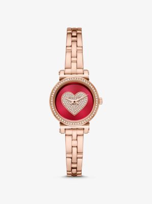 Petite montre Sofie ton or rose à cœur - OR ROSE(OR ROSE) - Michael Kors