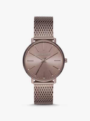 Montre Pyper ton sable en maille - SABLE(MARRON) - Michael Kors